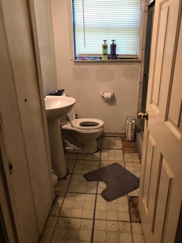 Grandma's Bathroom Before